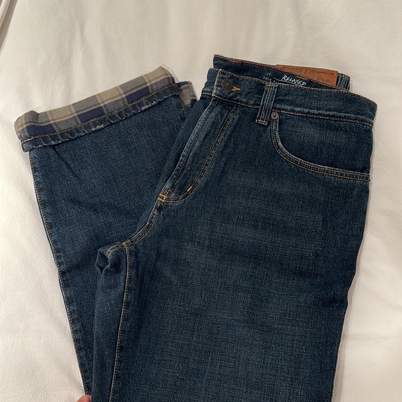 New in package Mens Eddie Bauer relaxed lined jeans. - Picture 6 of 10